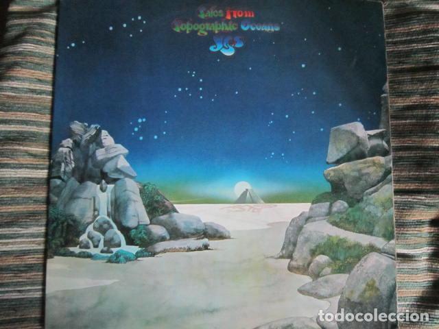 Discos de vinilo: YES - TALES FROM TOPOGRAPHIC OCENAS LP - ORIGINAL ESPA&Ntilde;OL - ATLANTIC 1974 SOLO 1 DISCO GATEFOLD