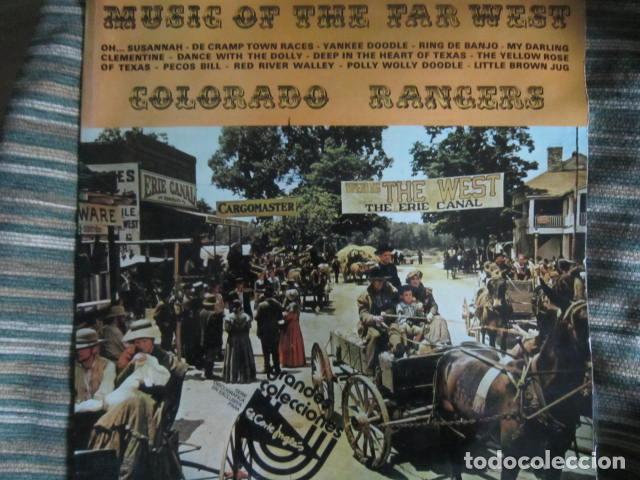 Discos de vinil: COLORADO RANGERS - MUSIC OF THE FAR WEST LP - EDICION ESPA&Ntilde;OLA MUSIDISC RECORDS 1976 - STEREO -