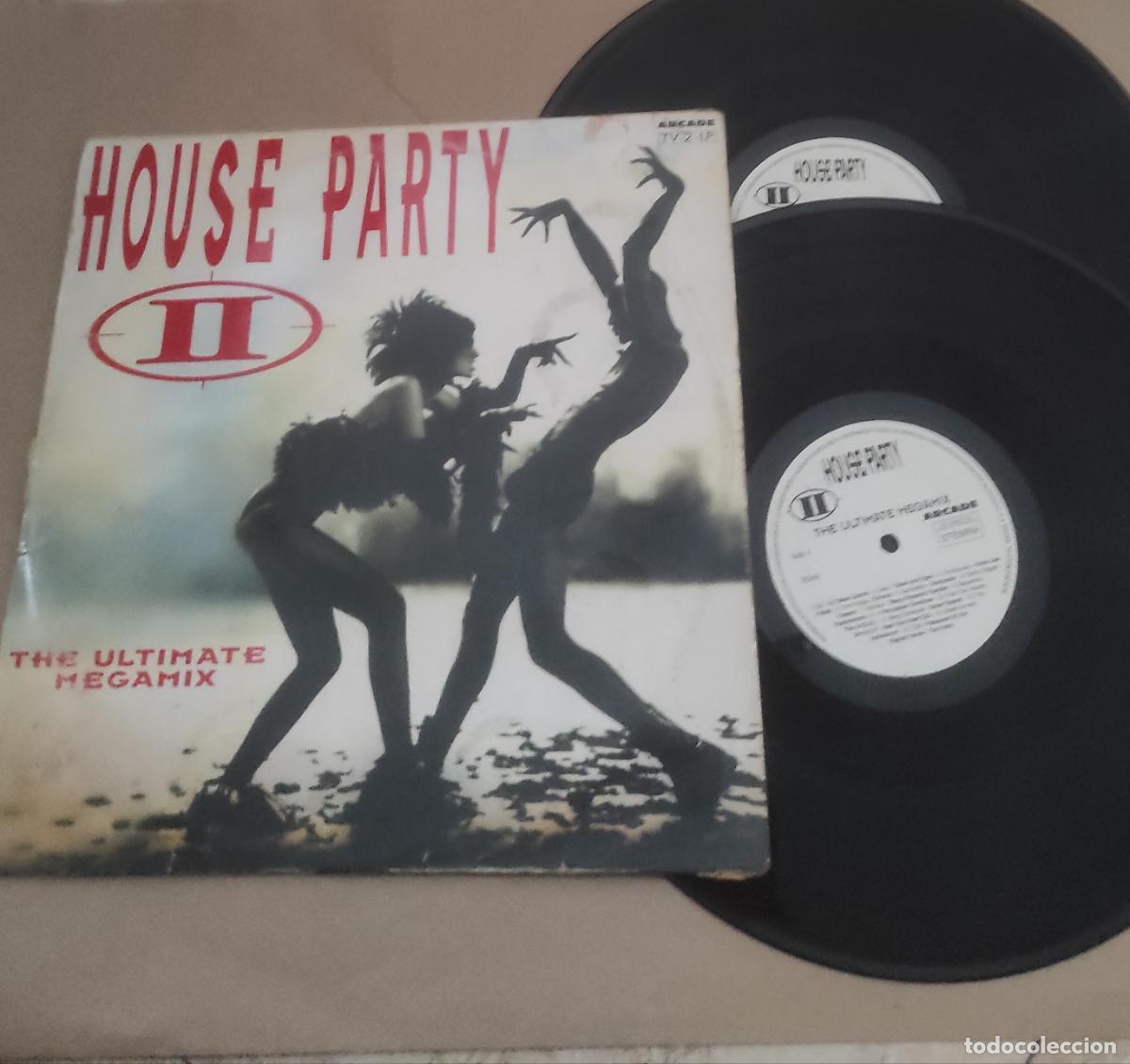 Discos de vinilo: HOUSE PARTY II THE ULTIMATE MEGAMIX - 2 LP - ARCADE 1992 TCM SL2 SIL KORDA ACEN DIVINE ORGASM