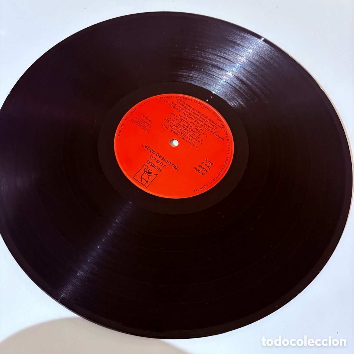 Discos de vinilo: lp Junco &ndash; No Quiero Nada de 1989 - Foto 3