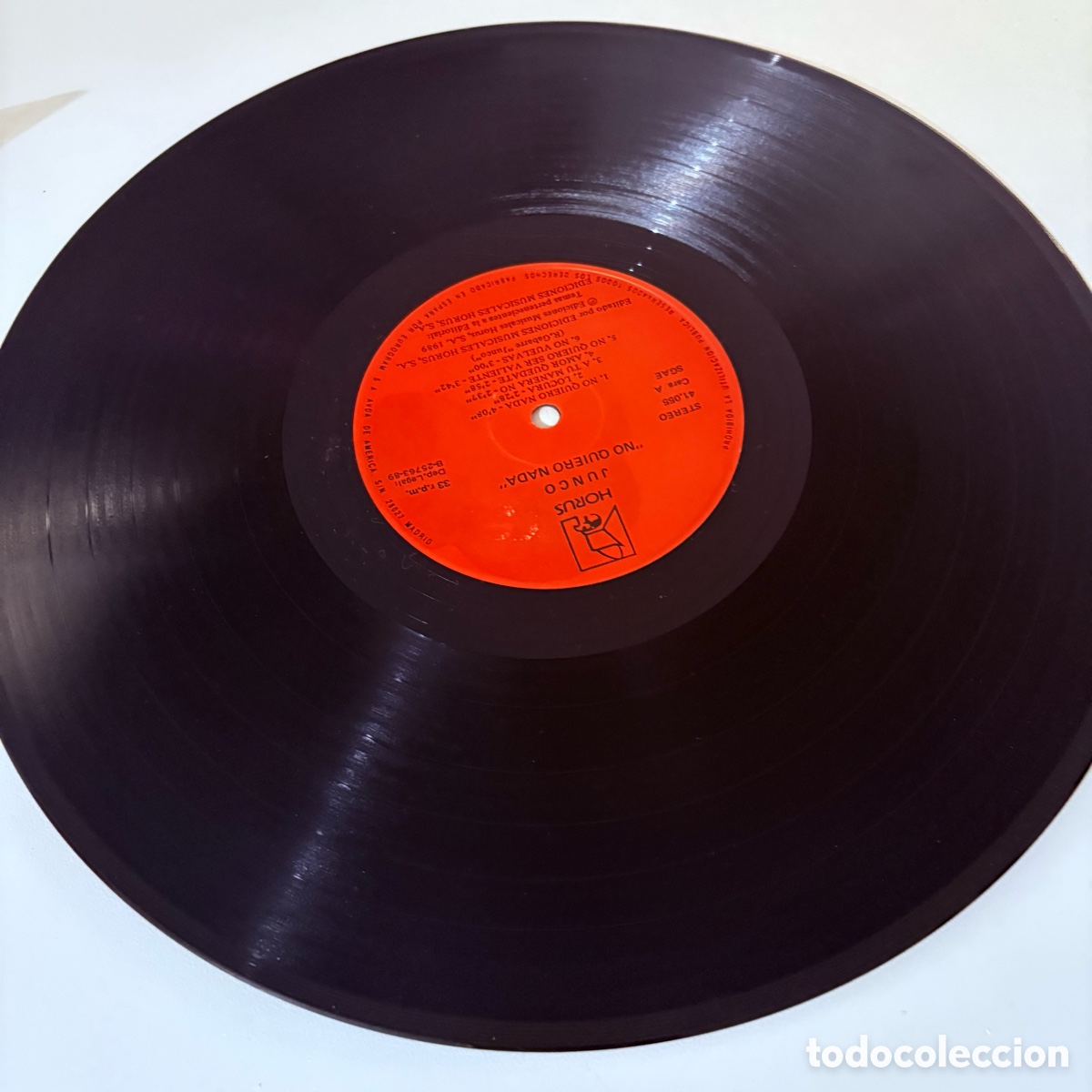 Discos de vinilo: lp Junco &ndash; No Quiero Nada de 1989 - Foto 4