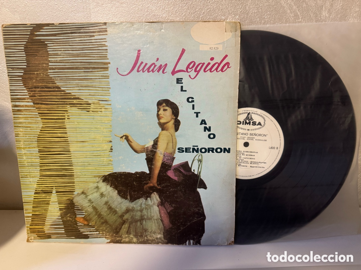 Discos de vinilo: Juan Legido - El gitano se&ntilde;or&oacute;n(Dimsa Venezuela)