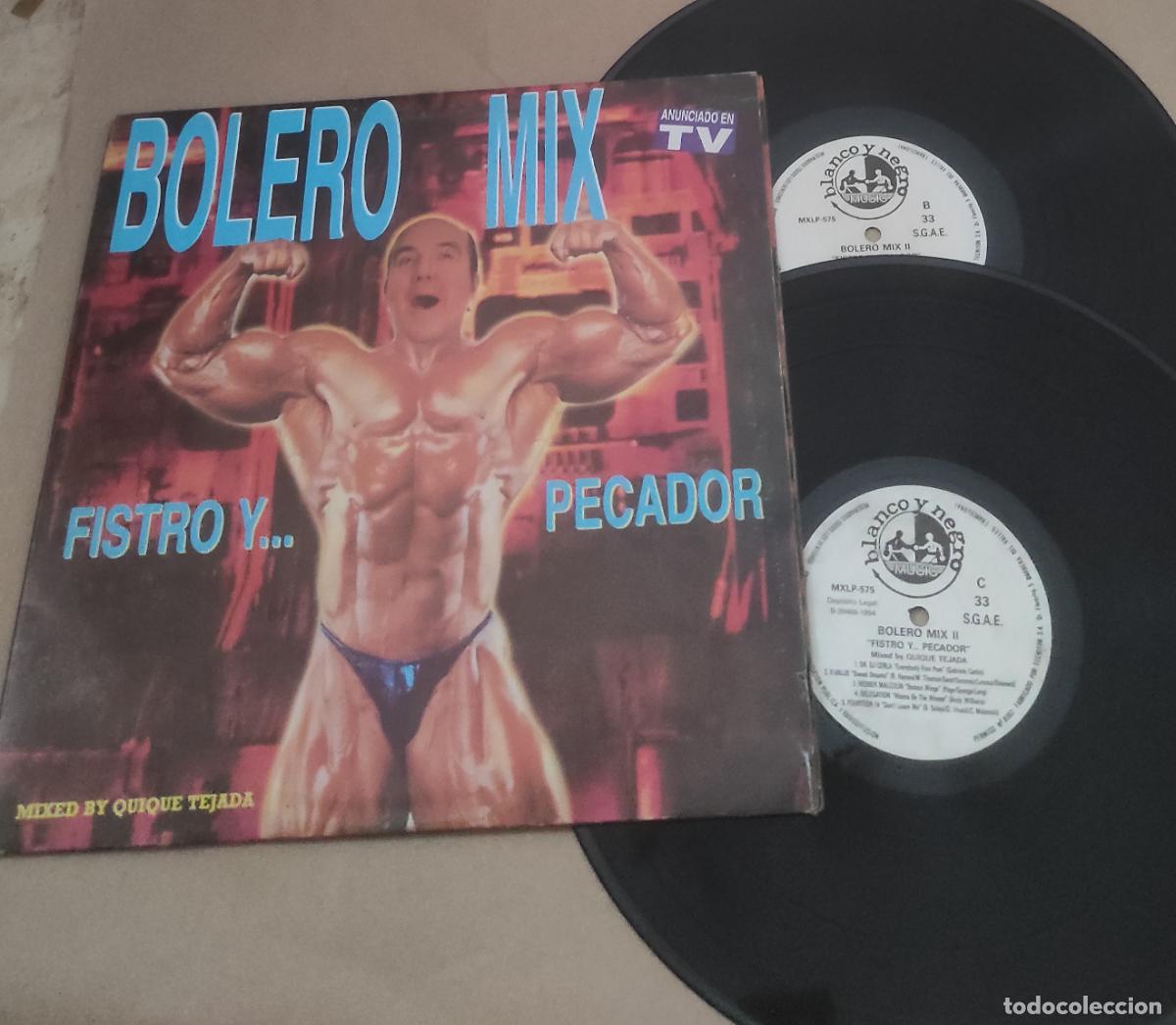 Discos de vinilo: BOLERO MIX - FISTRO Y...PECADOR (MIXED BY QUIQUE TEJADA)/ SCOOTER, CAPPELLA../ 2 LP'S