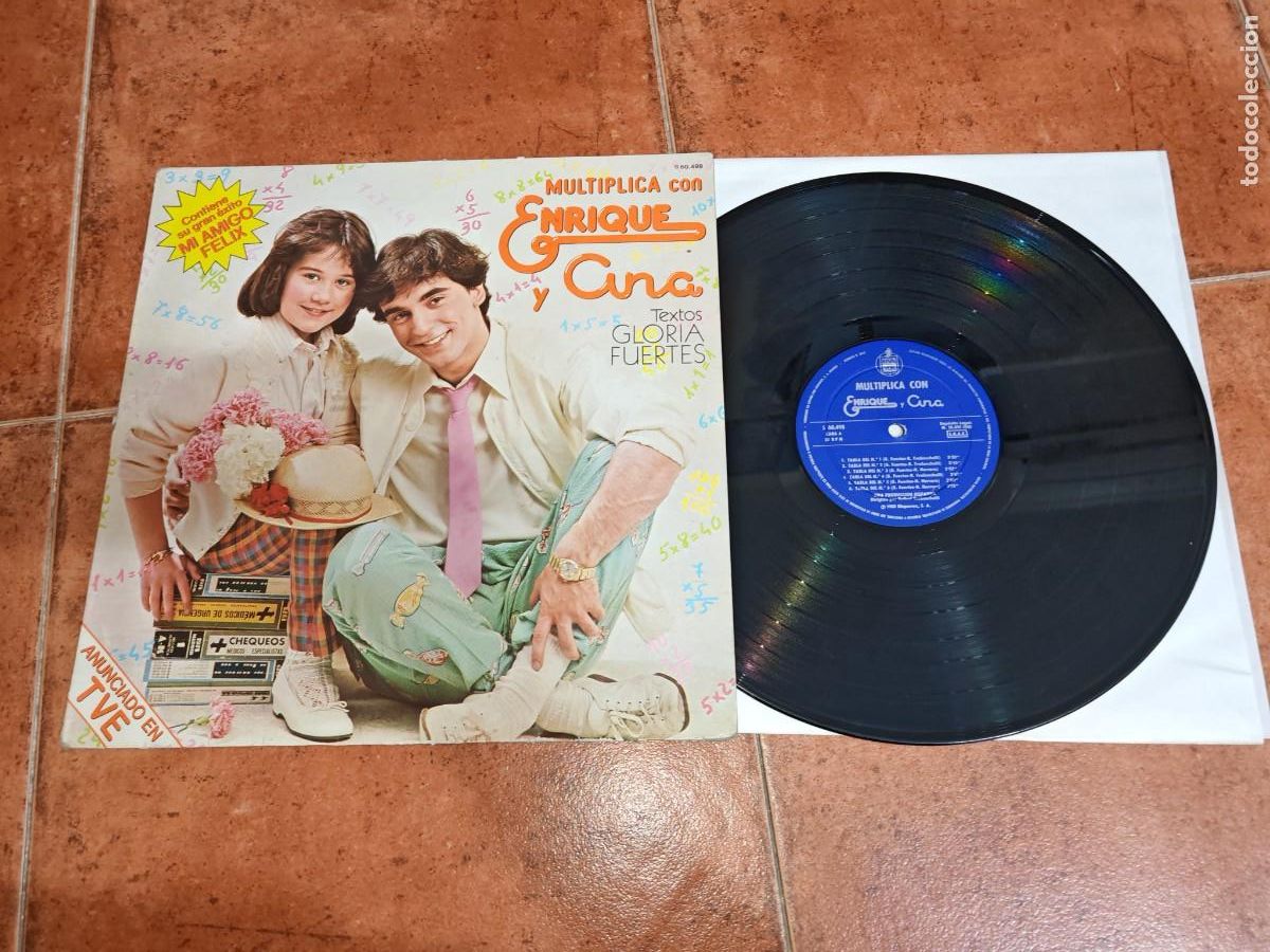 Discos de vinilo: ENRIQUE Y ANA MULTIPLICA CON ENRIQUE Y ANA LP VINILO 1980 LETRAS DE GLORIA FUERTES