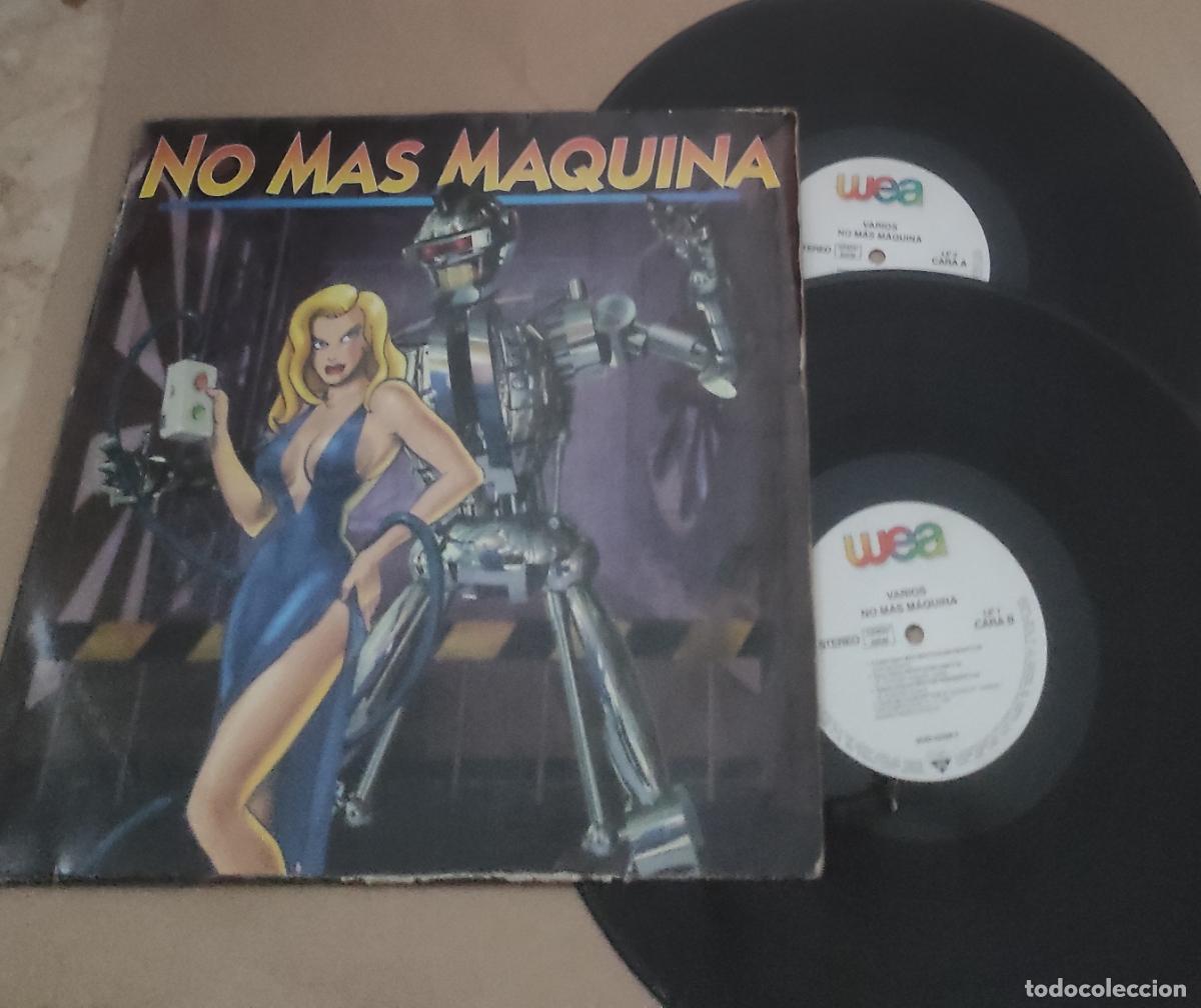 Discos de vinilo: NO MAS MAQUINA 2LP 1993 makina SCHILLING+REMAKERS+JOY+B-TRIBE+CREDENCE+WHIGHFIELD