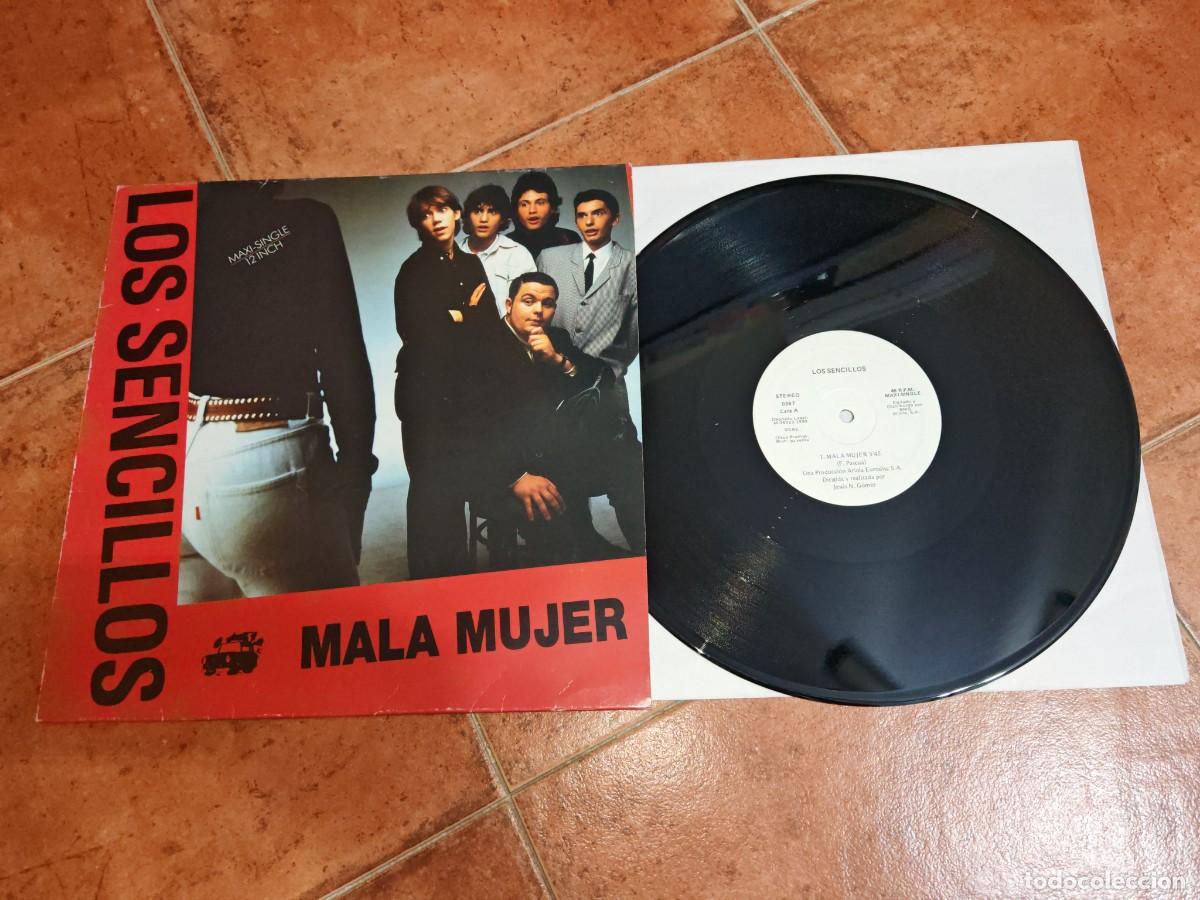 Discos de vinilo: LOS SENCILLOS Mala mujer / Se&ntilde;orita MAXI SINGLE VINILO PROMO ESPA&Ntilde;OL 1990 MIQUI PUIG 2 TEMAS