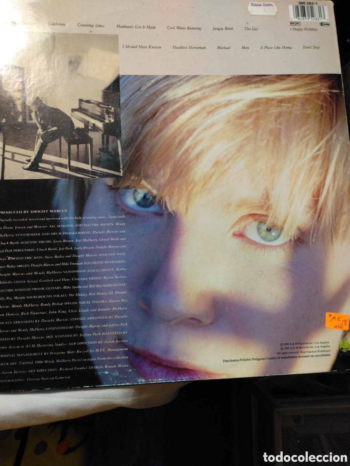 Discos de vinilo: WENDY MAHARRY - LP - A&M RECORDS 1990. - Foto 2
