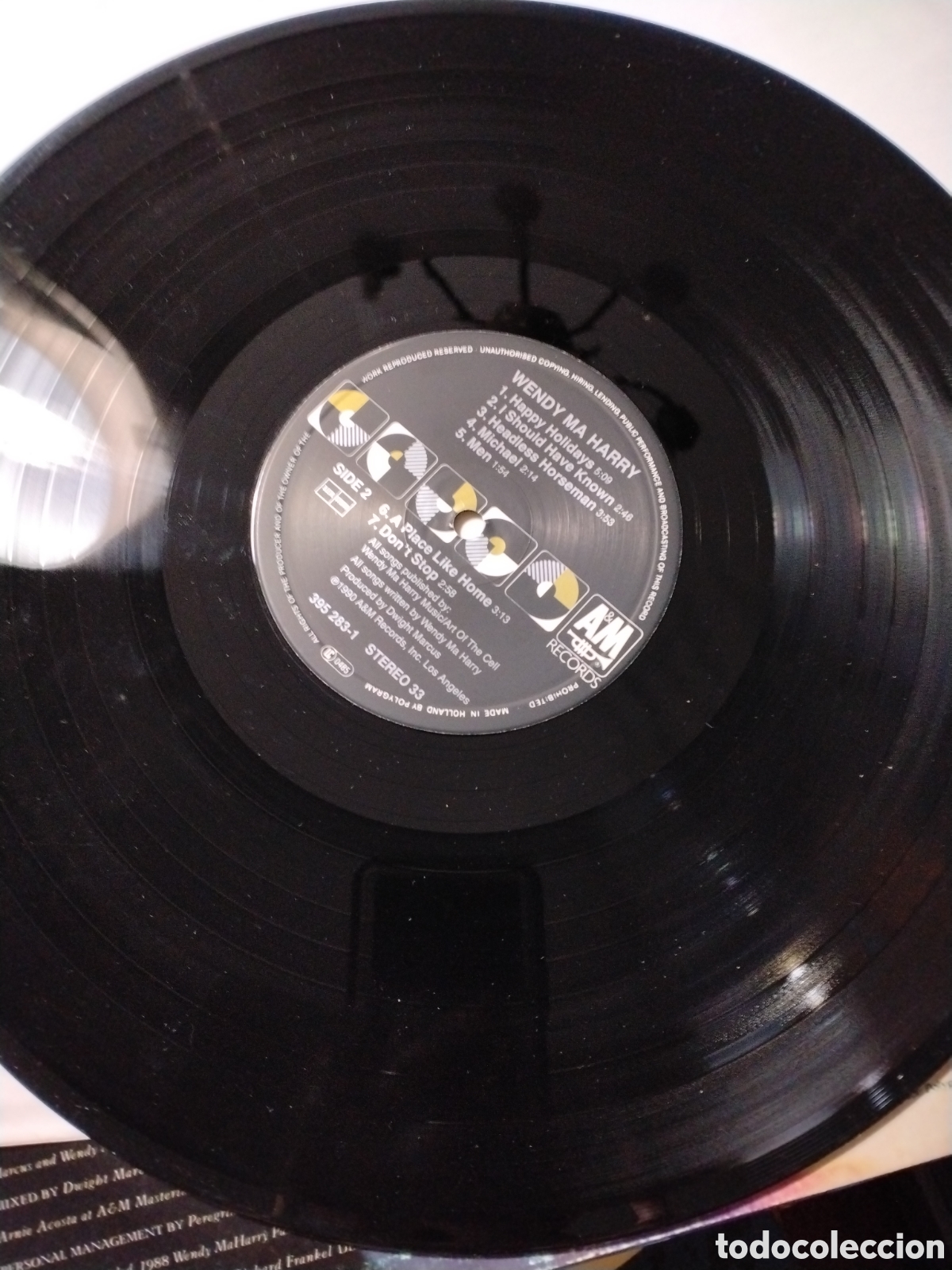 Discos de vinilo: WENDY MAHARRY - LP - A&M RECORDS 1990. - Foto 4