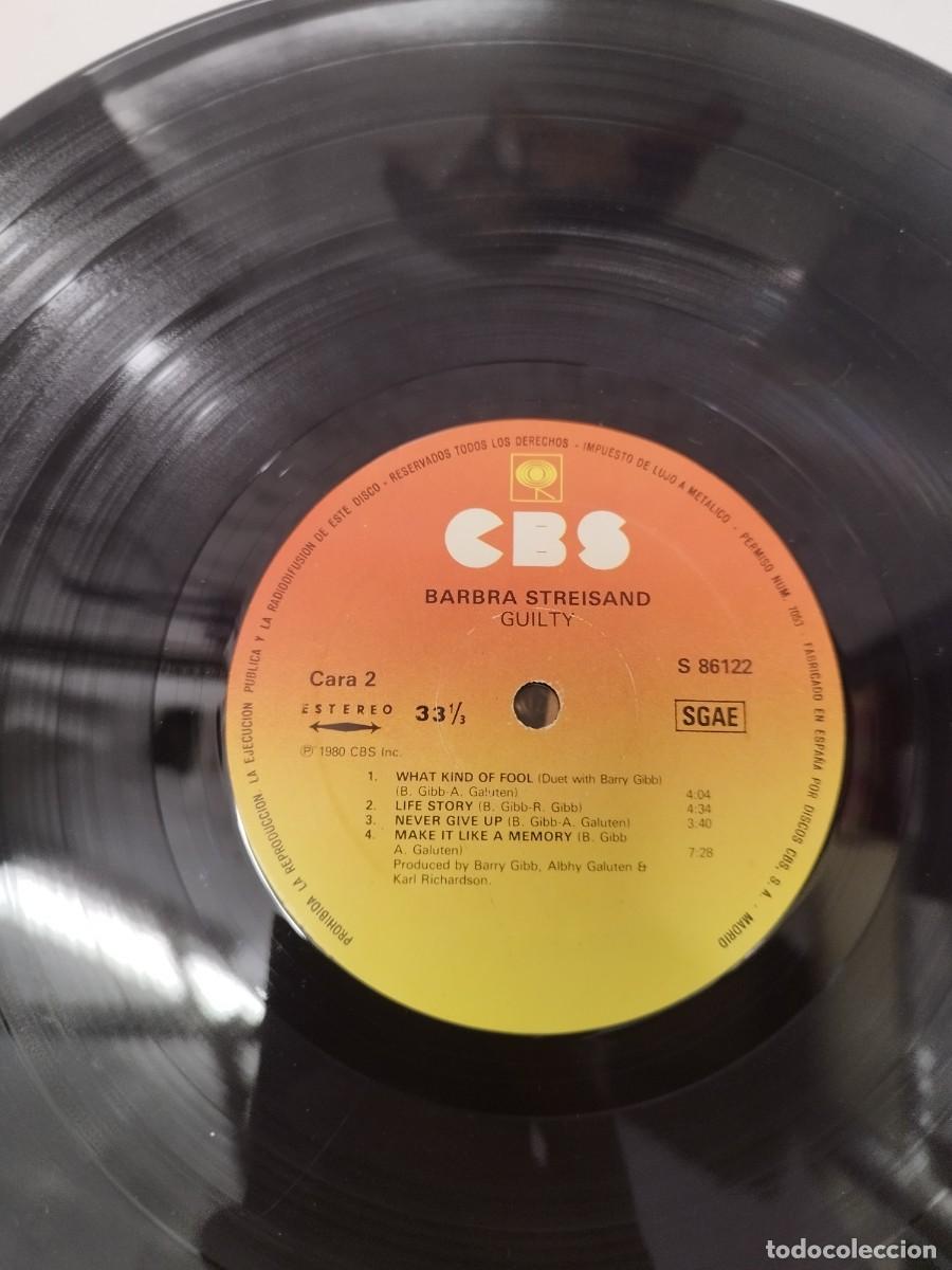 Discos de vinilo: Streisand &ndash; Guilty. Vinilo lp. - Foto 2