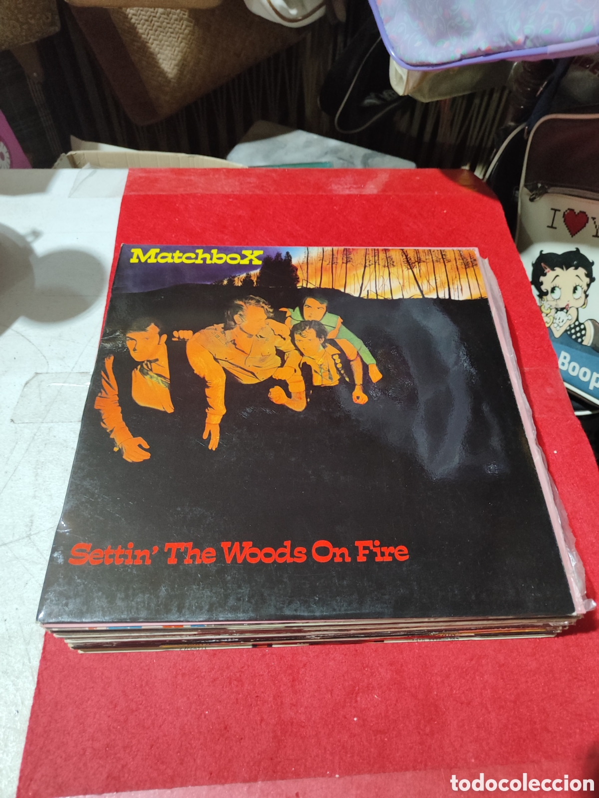 Discos de vinilo: Matchbox Settin the woods on fire - Foto 1