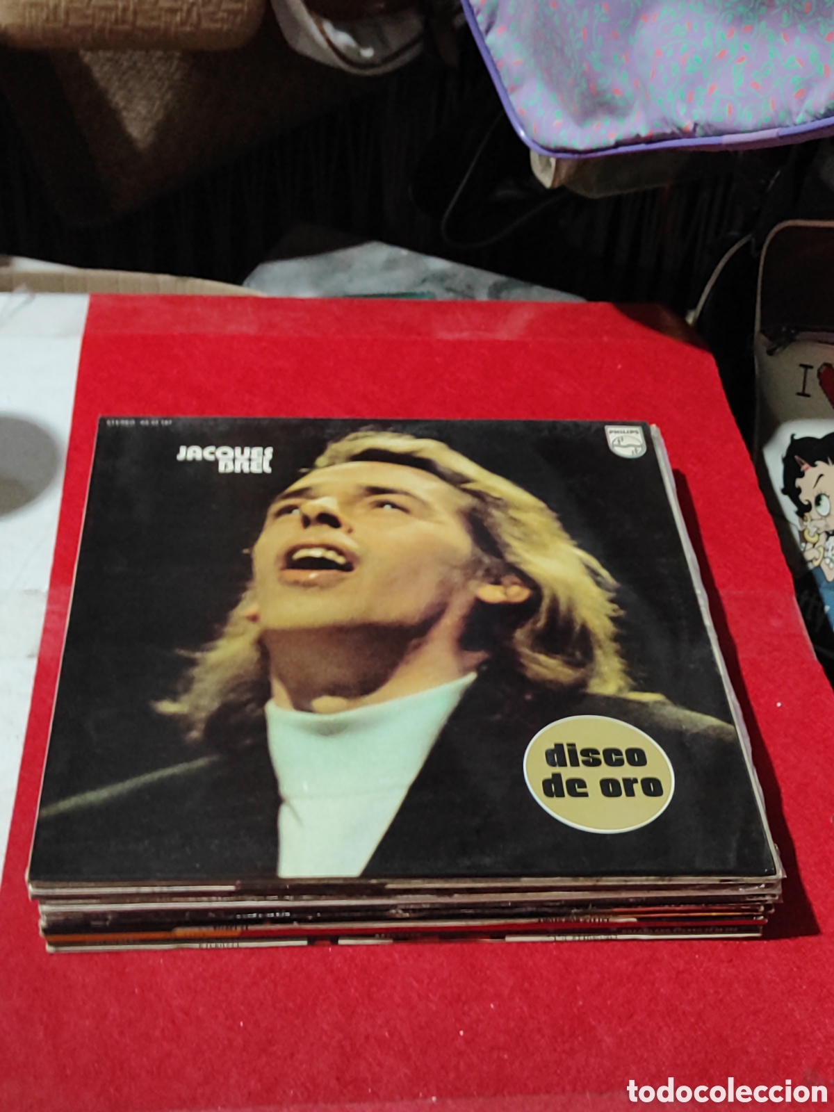 Discos de vinilo: Jacques Brel Disco de oro - Foto 1