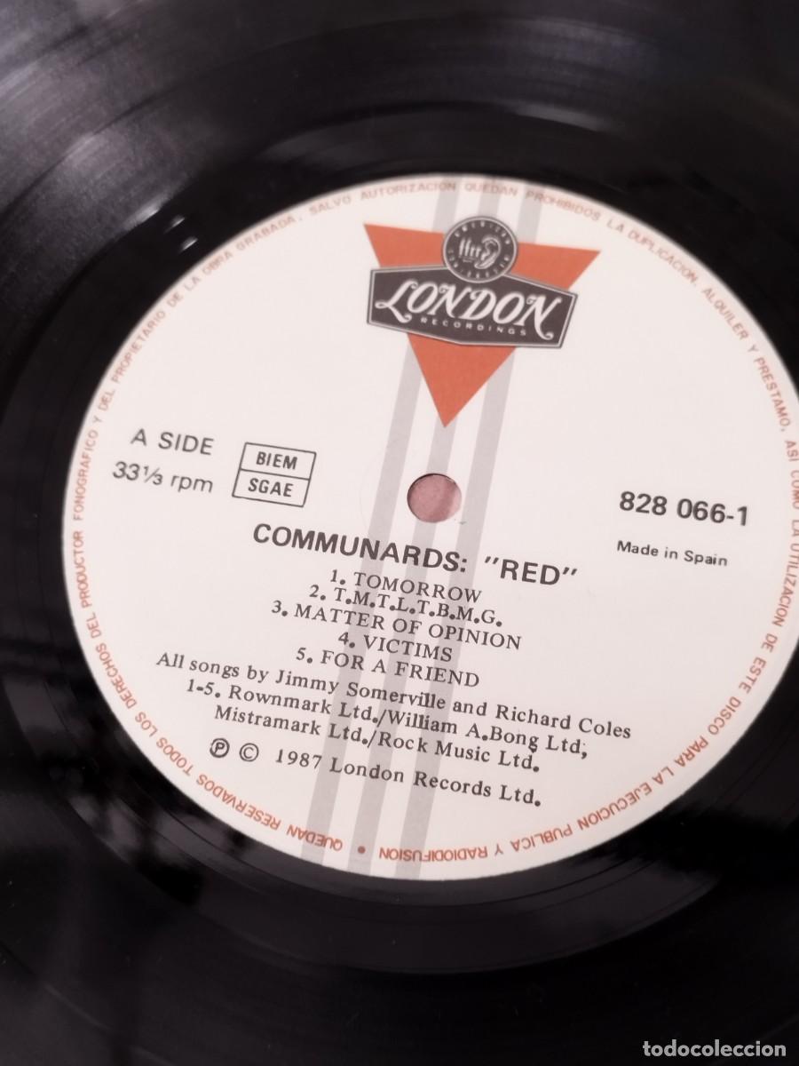 Discos de vinilo: The Communards &ndash; Red. Vinilo lp. - Foto 2