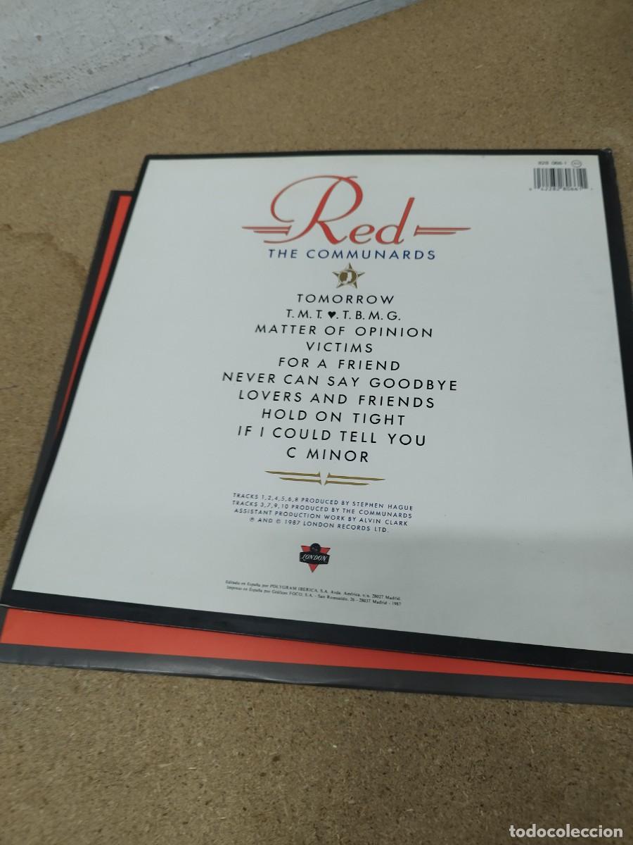 Discos de vinilo: The Communards &ndash; Red. Vinilo lp. - Foto 5