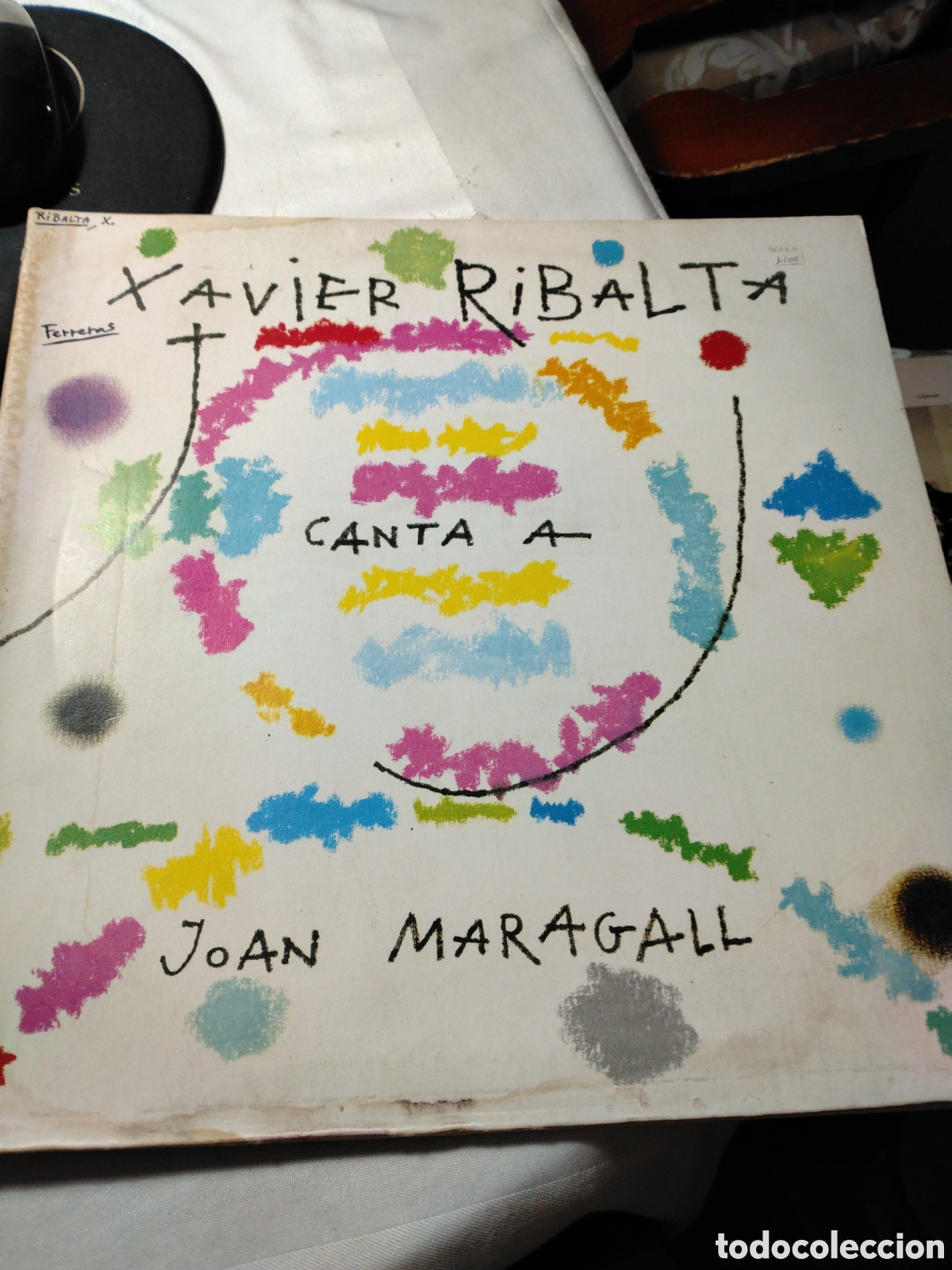 Discos de vinilo: XAVIER RIBALTA CANTA A JOAN MARAGALL - LP - ORGAN JAUS 1985.