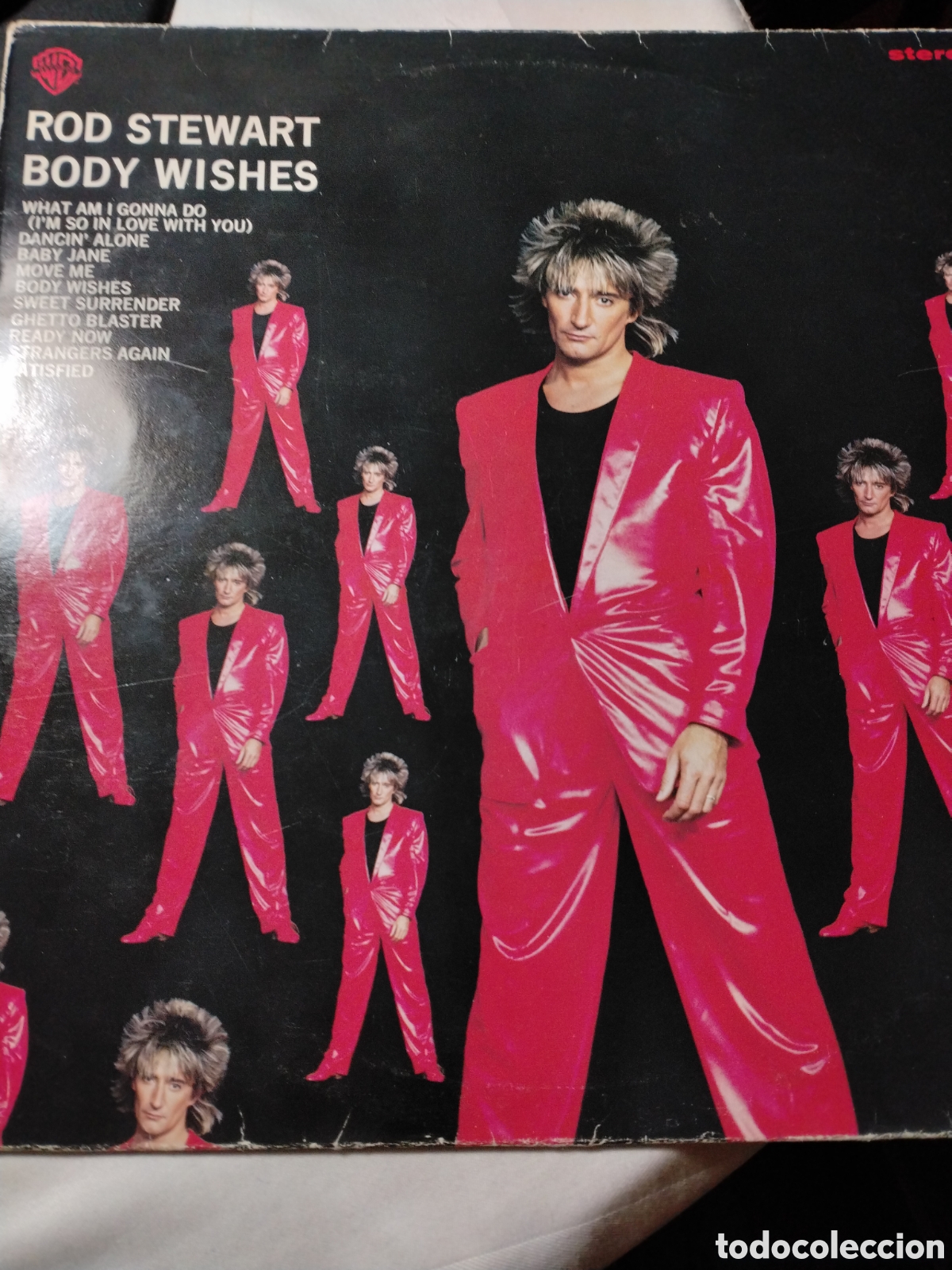 Discos de vinilo: ROB STEWART - BODY WISHES - LP - WEA RECORDS 1983.