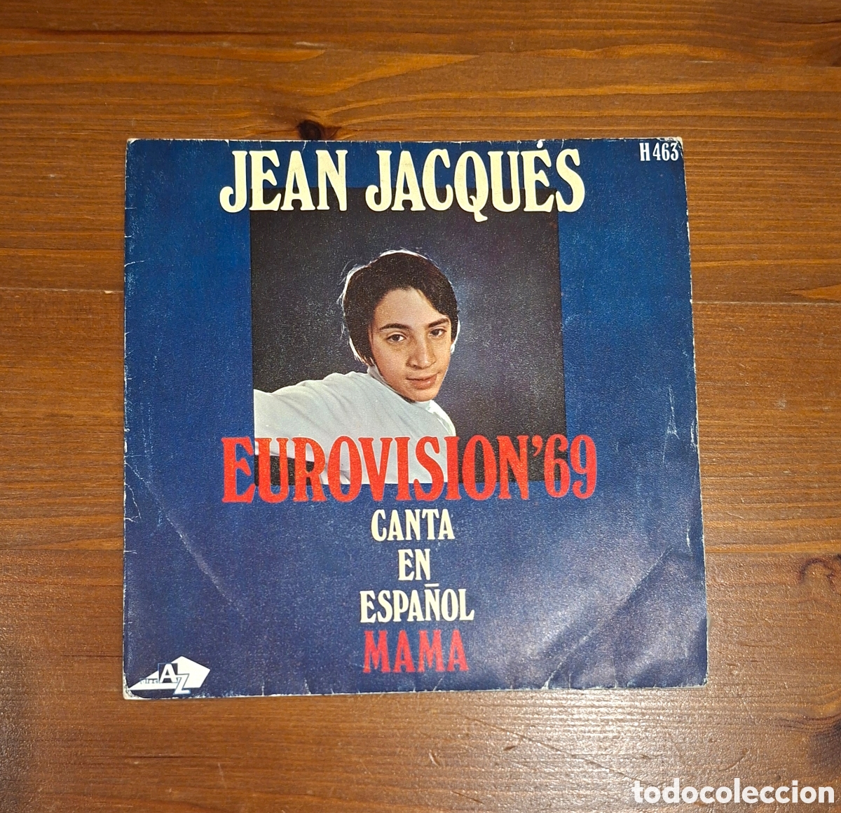 Discos de vinilo: Jean Jacques &ndash; Mama / Los domingos felices &ndash; Single 45 RPM &ndash; Hispavox H‑463 (1969)