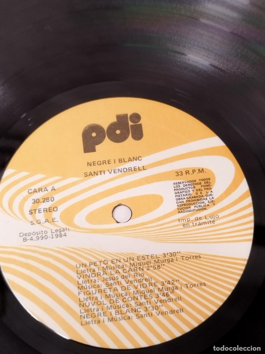 Discos de vinilo: Santi Vendrell &ndash; Negre | Blanc. Vinilo lp. - Foto 2