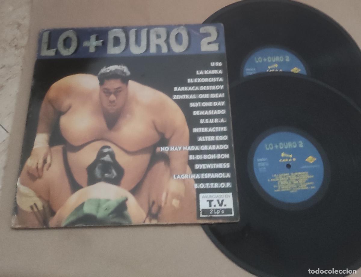 Discos de vinilo: LO MAS + DURO 2 2LP 1993 Max Music KABRA+U96+ZENTRAL+BARRACA+ALTER EGO+USURA