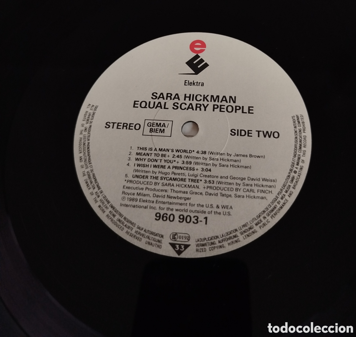 Discos de vinilo: Sara Hickman &ndash; Equal Scary People - Foto 3