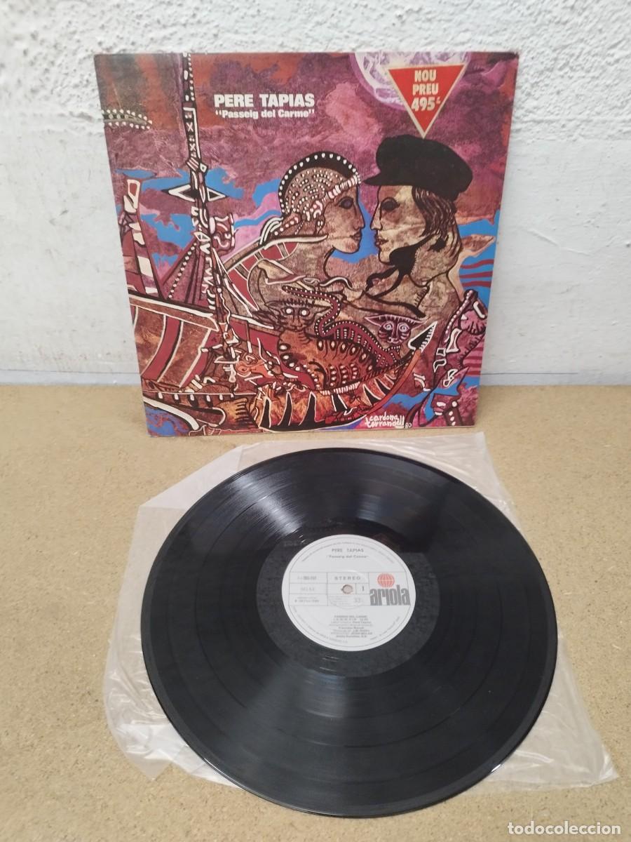 Discos de vinilo: Pere T&agrave;pias &ndash; Passeig Del Carme. Vinilo lp en muy buen estado.