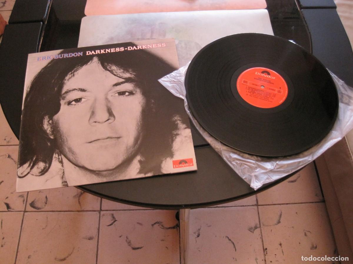 Discos de vinilo: ERIC BURDON - DARKNESS DARKNESS POLYDOR ESPA&Ntilde;A 1980. EXCELENTE ESTADO.