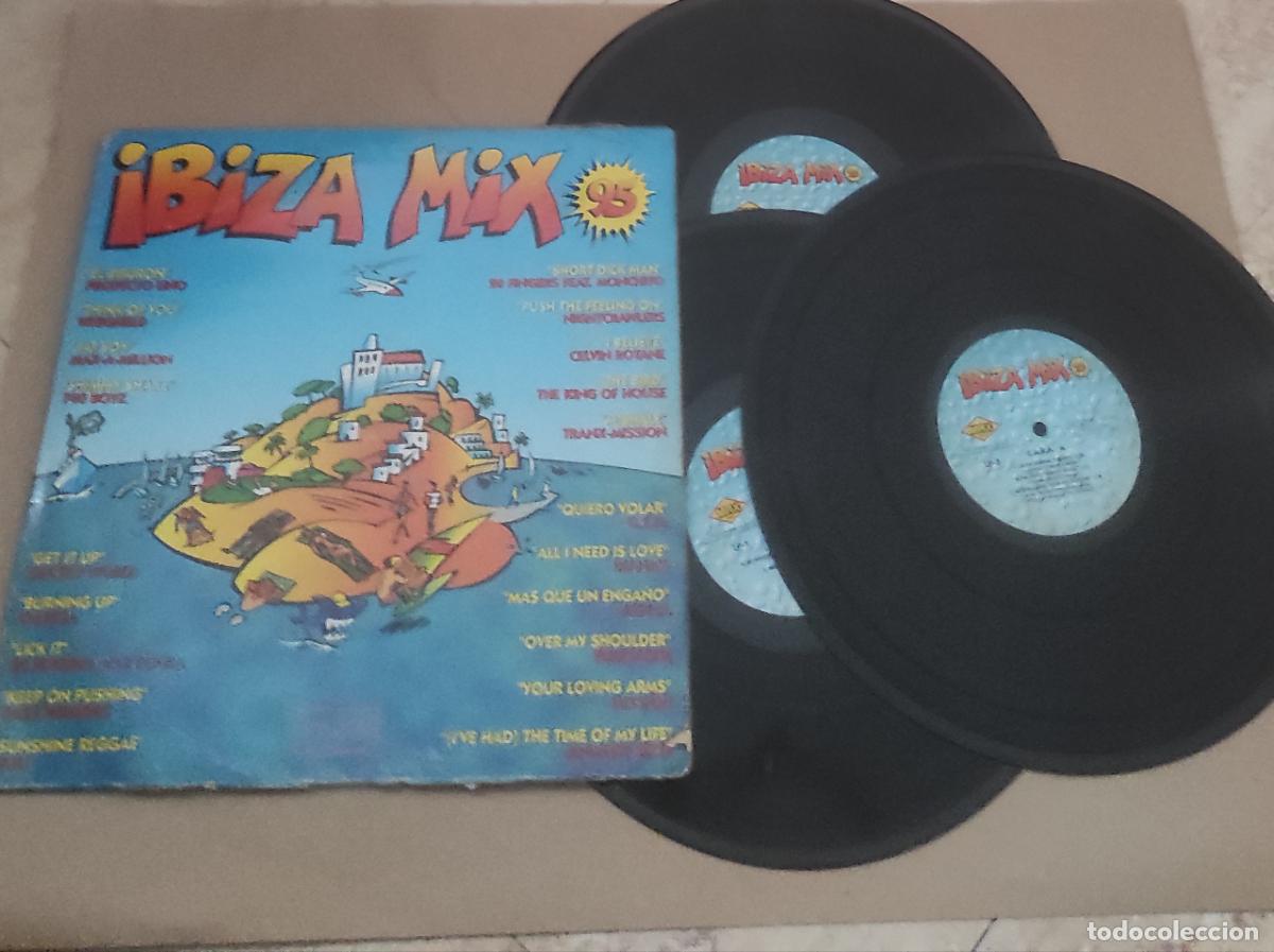 Discos de vinilo: IBIZA MIX 95 (3LPs DIFICIL !! ) SENSITY WORLD, PROYECTO 1, REBECA, WHIGFIELD, ETC