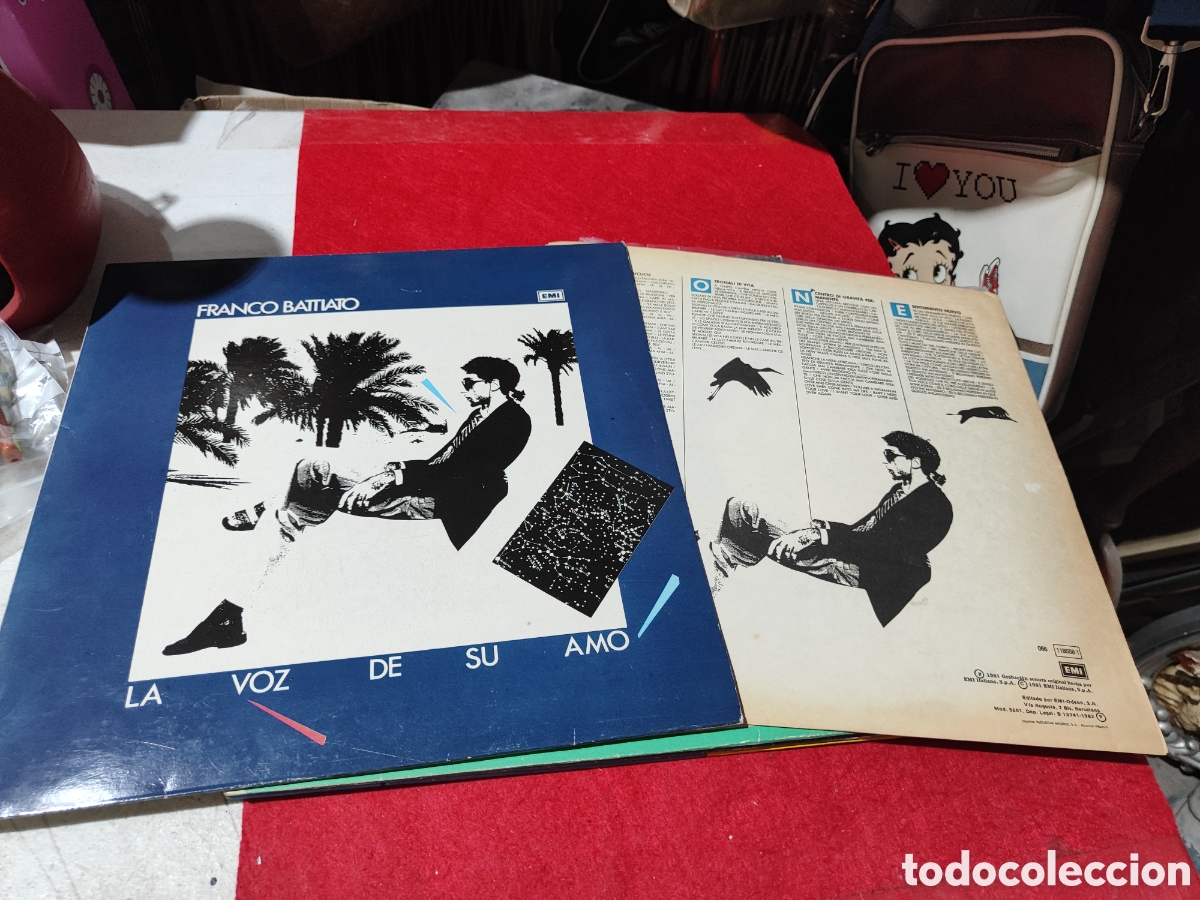 Discos de vinilo: LP FRANCO BATTIATO LA VOZ DE SU AMO