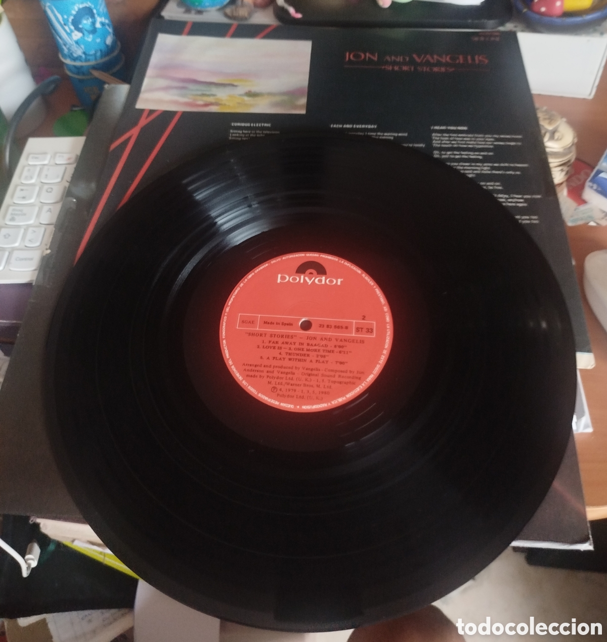 Discos de vinilo: Jon And Vangelis - Short Stories - Foto 3