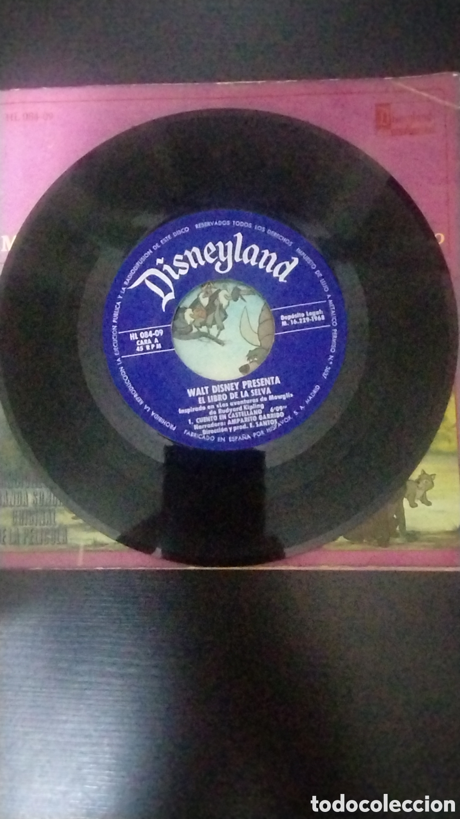 Discos de vinilo: El libro de la selva disco 45 RPM el libro - Foto 6
