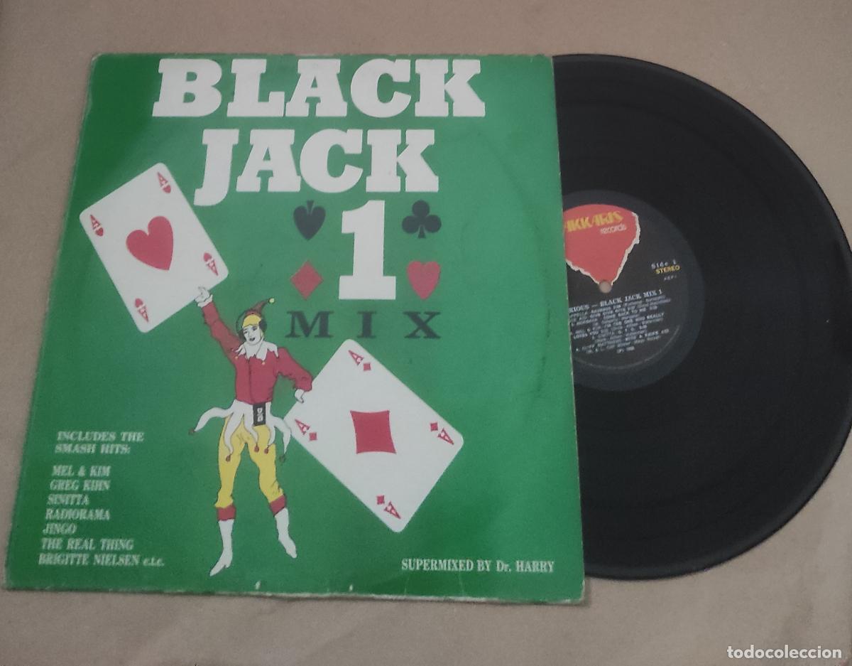 Discos de vinilo: BLACK JACK 1 MIX. (SUPERMIXED BY Dr. HARRY)-LP-