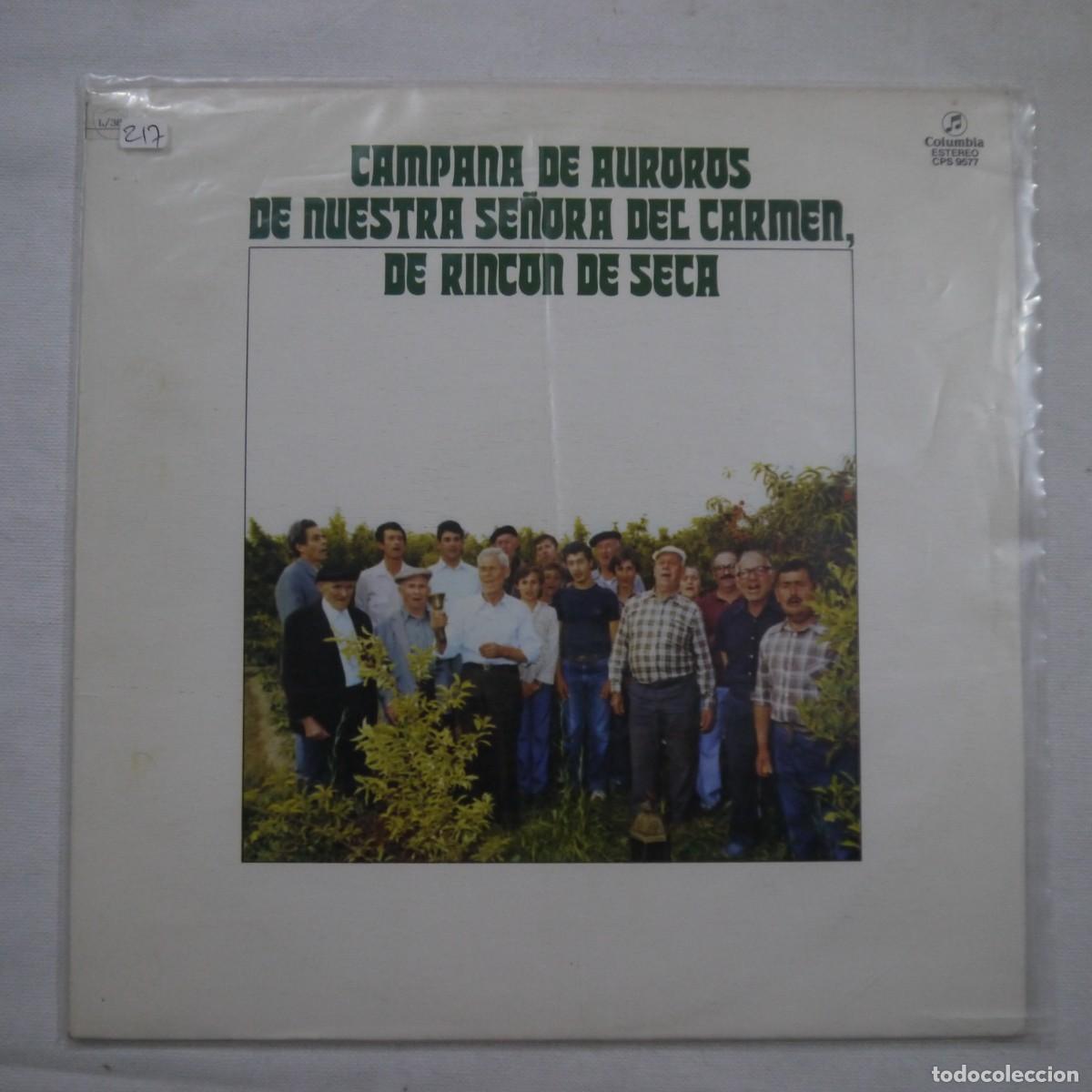 Discos de vinilo: CAMPANA DE AUROROS DE NUESTRA SE&Ntilde;ORA DEL CARMEN, DE RINC&Oacute;N DE SECA - LP 1978