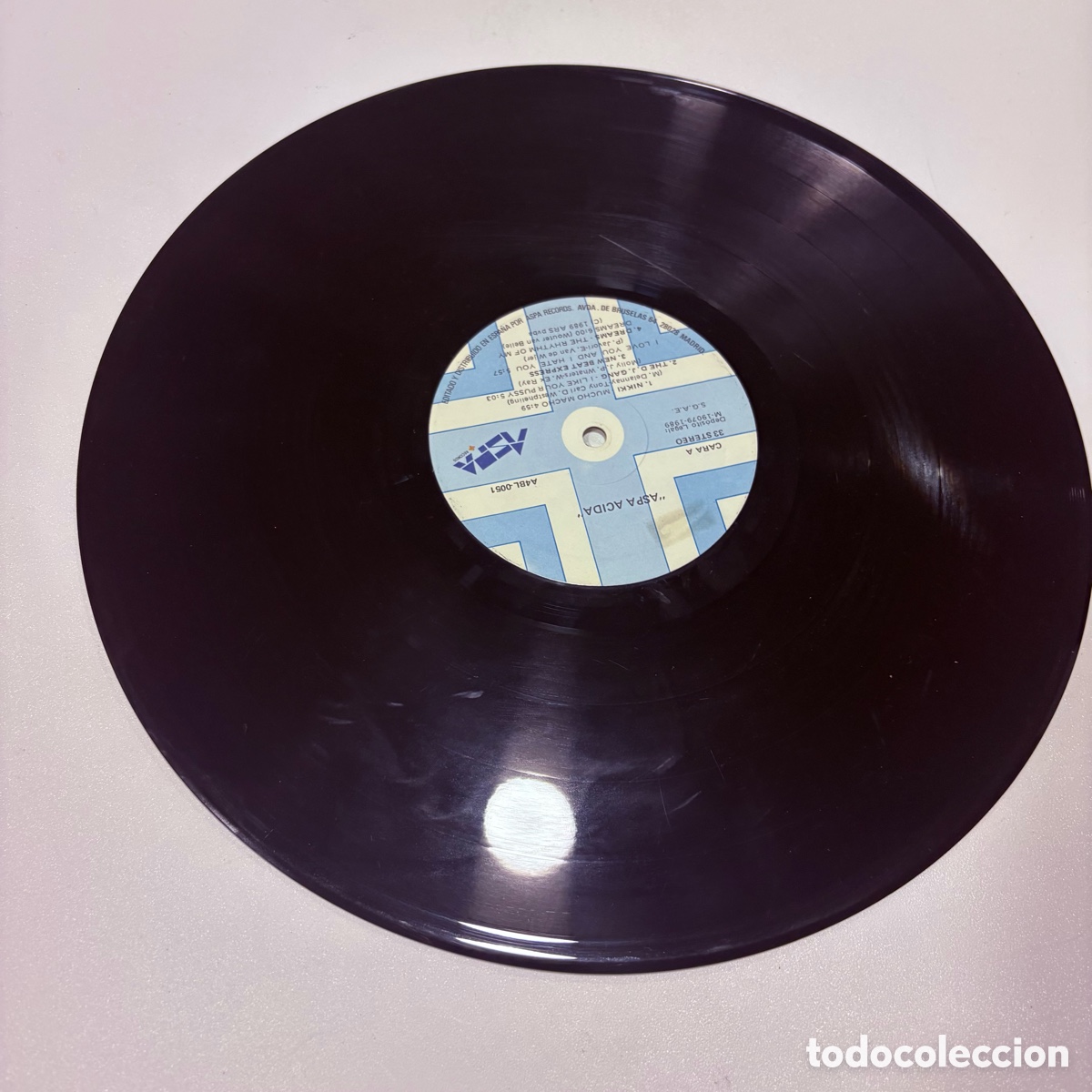 Discos de vinilo: lp Aspa Acida de 1989 - Foto 3