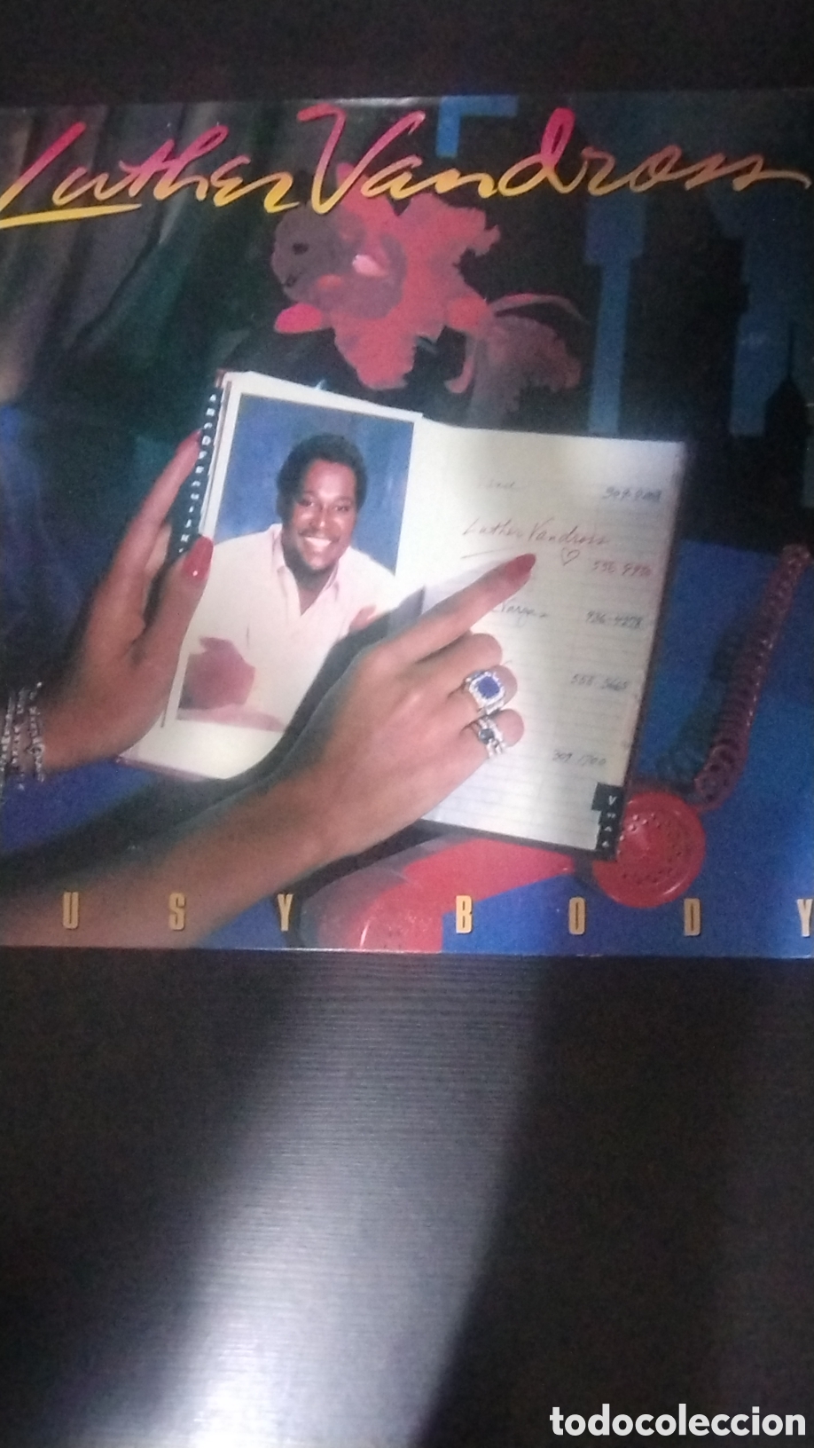 Discos de vinilo: Luther Vandross LP Busy body USA