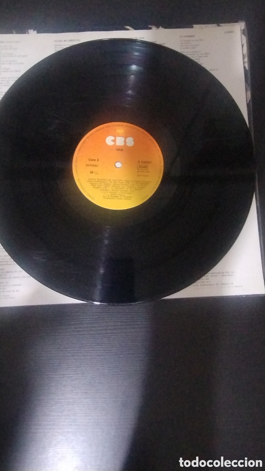 Discos de vinilo: Ana Bel&eacute;n disco LP Ana - Foto 6