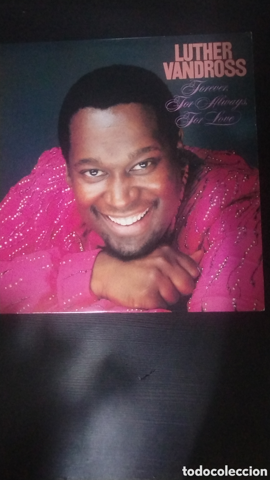 Discos de vinilo: Luther Vandross LP forever for always for love