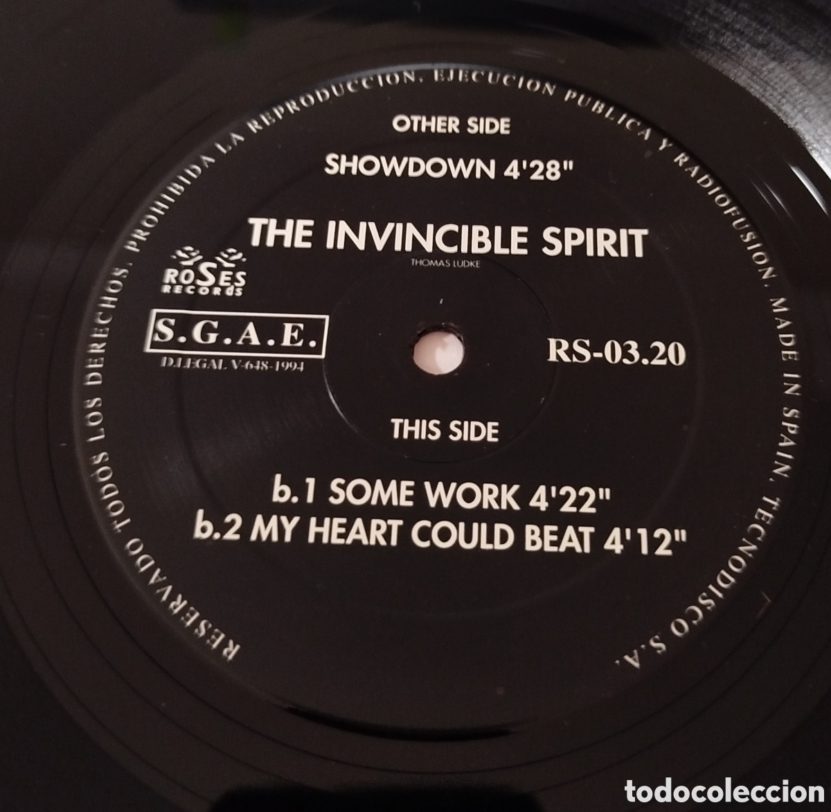 Discos de vinilo: The Invincible Spirit &lrm;&ndash; Showdown - Foto 3