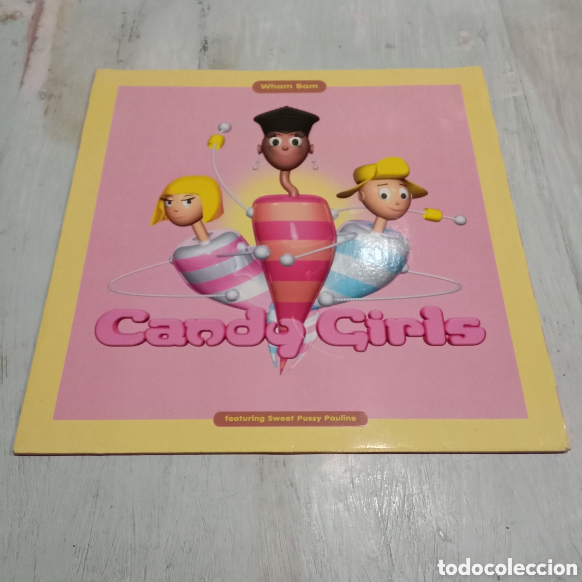 Discos de vinilo: CANDY GIRLS FEATURING SWEET PUSSY PAULINE - WHAM BAM - MAXI-SINGLE 12&rdquo;