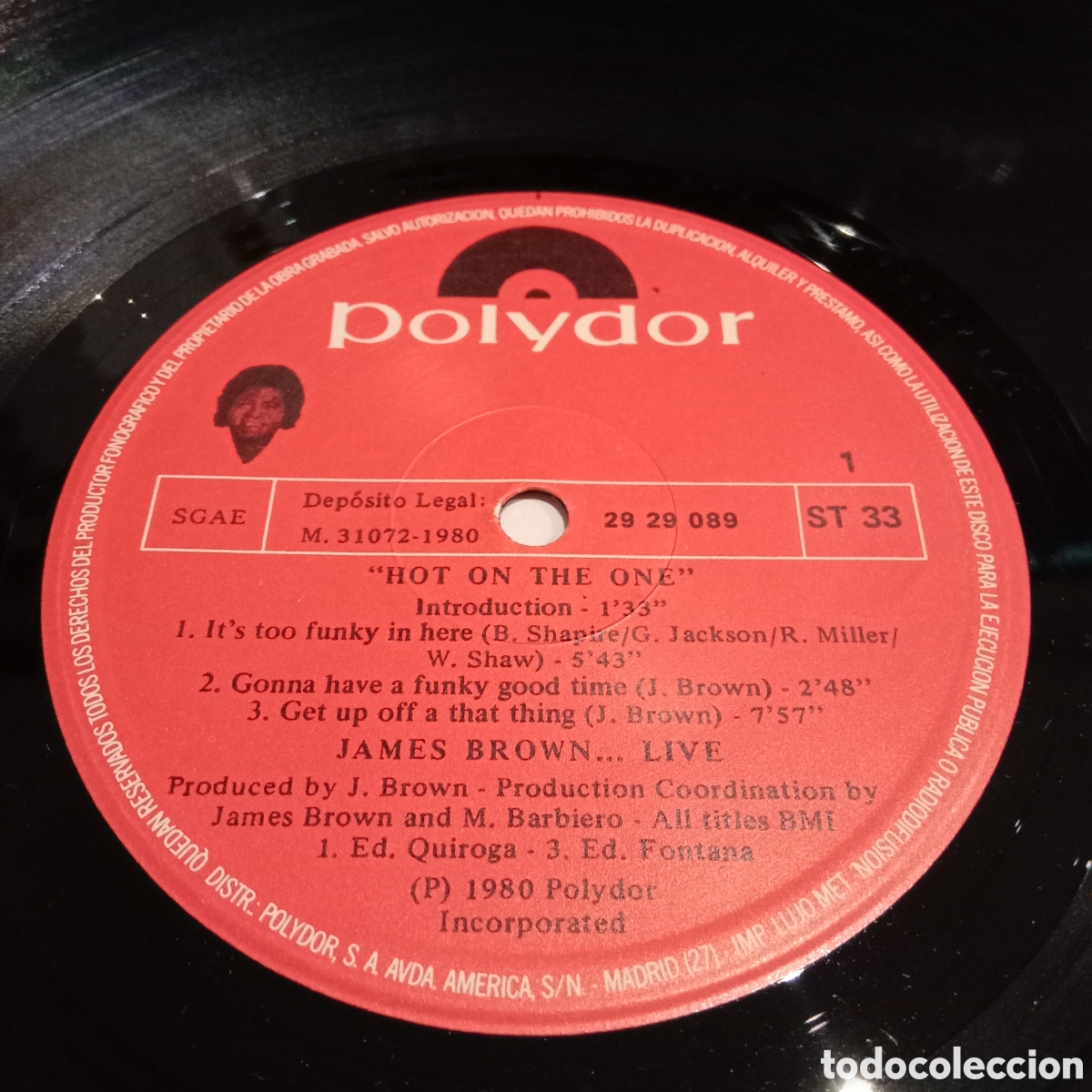 Discos de vinilo: JAMES BROWN - ...LIVE HOT ON THE ONE - LP GATEFOLD - Foto 5
