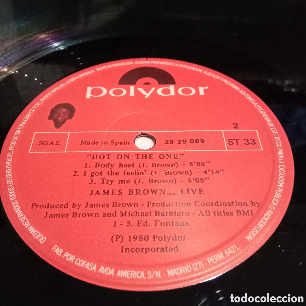 Discos de vinilo: JAMES BROWN - ...LIVE HOT ON THE ONE - LP GATEFOLD - Foto 6