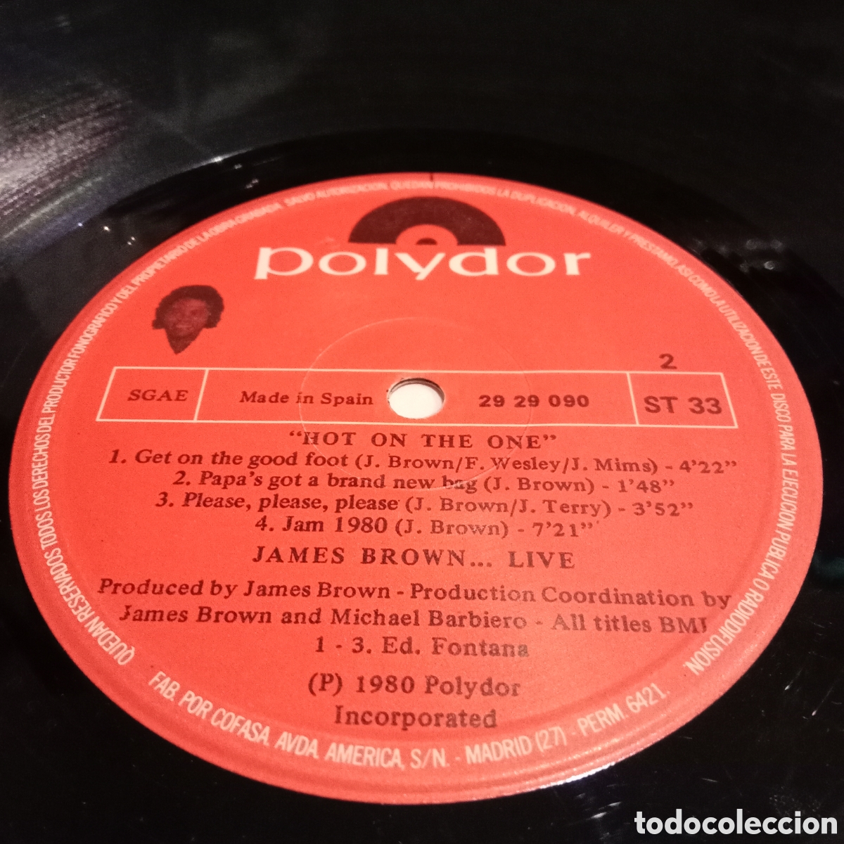 Discos de vinilo: JAMES BROWN - ...LIVE HOT ON THE ONE - LP GATEFOLD - Foto 8