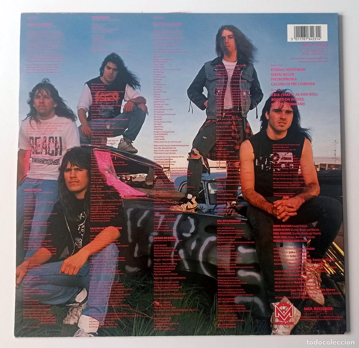 Discos de vinilo: LP VIO-LENCE - ETERNAL NIGHTMARE - Foto 2