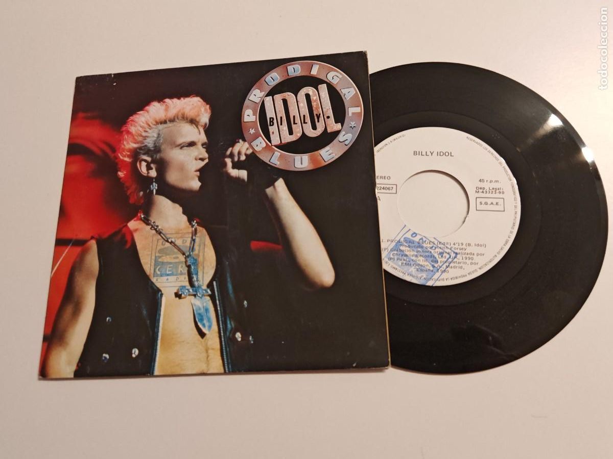Discos de vinilo: BILLY IDOL Prodigal blues 7&rdquo; SINGLE VINILO PROMO 1990 ESPA&Ntilde;A GATEFOLD CONTIENE 2 TEMAS