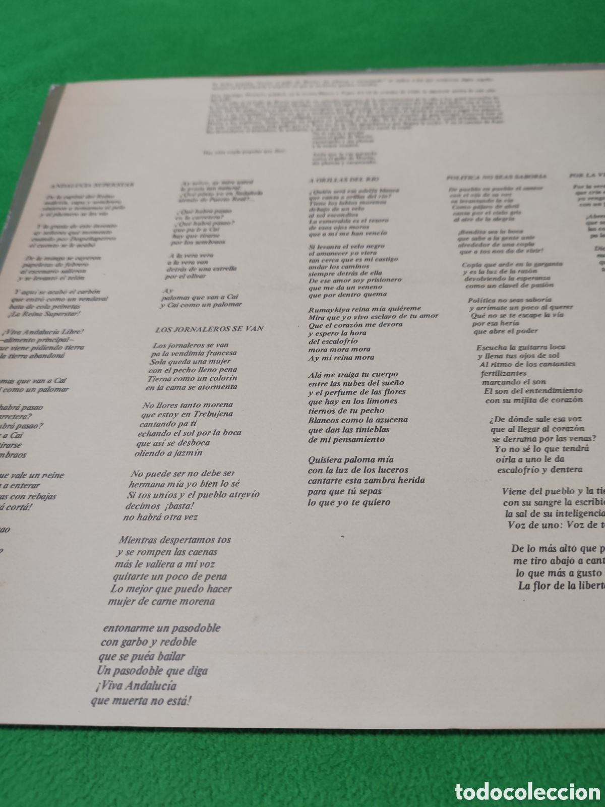 Discos de vinilo: Carlos Cano - El gallo de Mor&oacute;n - Foto 2