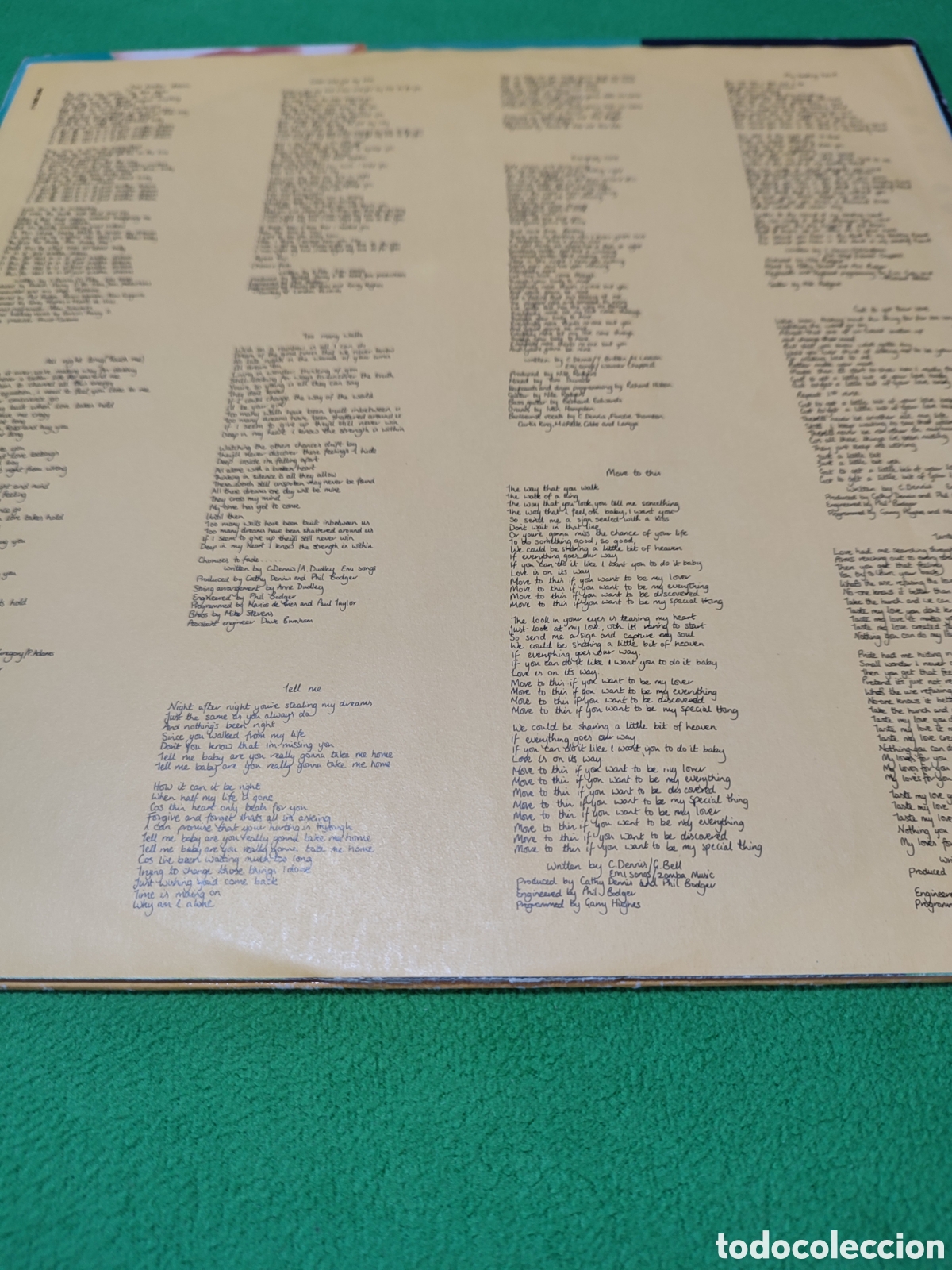 Discos de vinilo: Cathy Dennis - Move to this Edici&oacute;n 1990 - Foto 2