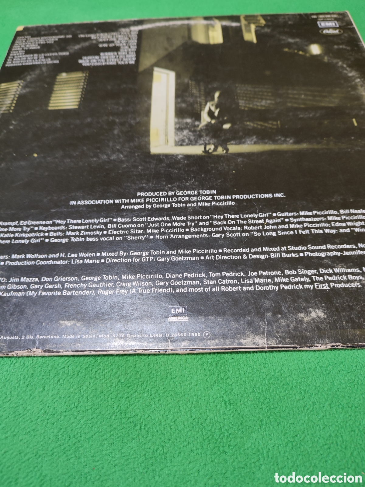 Discos de vinilo: Robert John - De nuevo en la calle 1980 - Foto 2