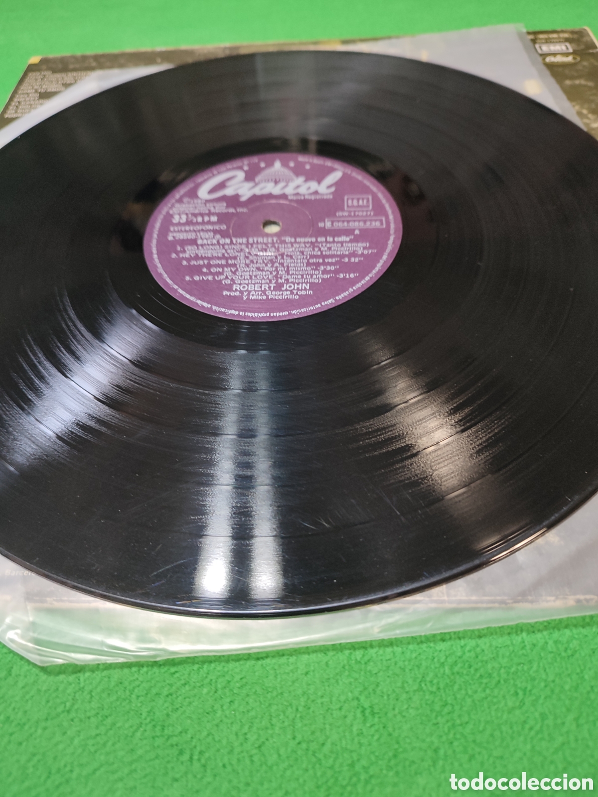 Discos de vinilo: Robert John - De nuevo en la calle 1980 - Foto 3