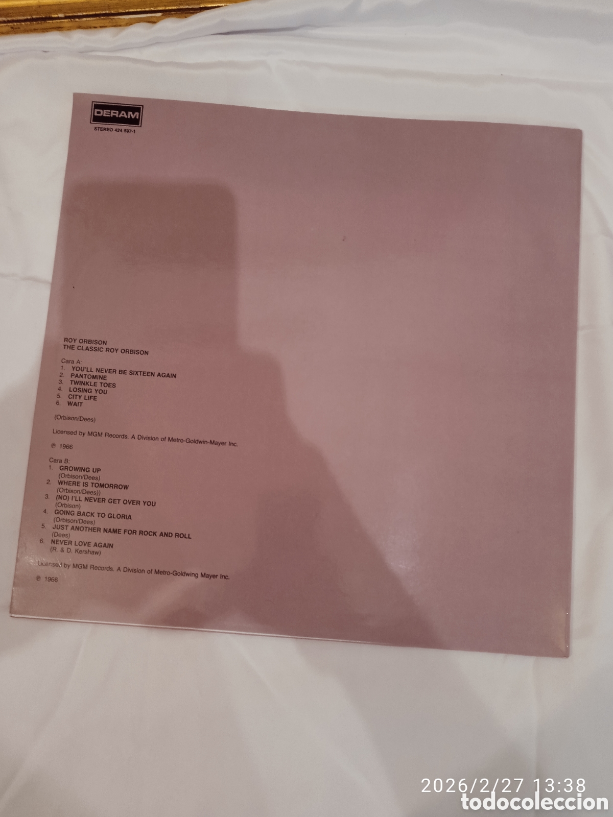 Discos de vinilo: LP Roy Orbison The Classic - Foto 5