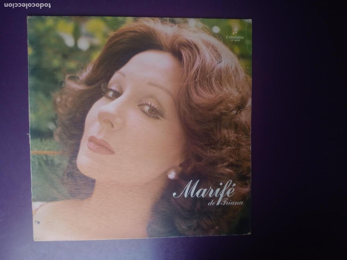 Discos de vinilo: MARIF&Eacute; DE TRIANA - LP COLUMBIA 1977 - COPLA - CANCION ESPA&Ntilde;OLA - TENGO MIEDO TORERO +11