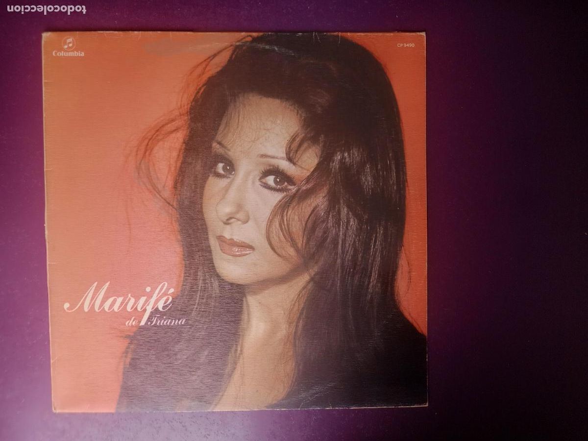 Discos de vinilo: MARIF&Eacute; DE TRIANA - LP COLUMBIA 1977 - COPLA - CANCION ESPA&Ntilde;OLA - SE&Ntilde;OR SARGENTO RAMIREZ +11