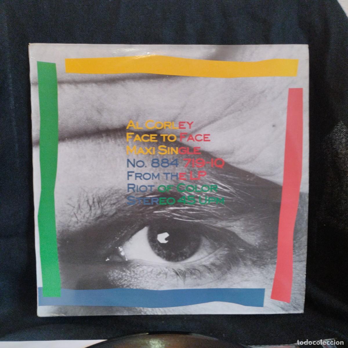 Discos de vinilo: Maxi Al Corley - Face To Face (12&rdquo;, Maxi) 1986 Espa&ntilde;a